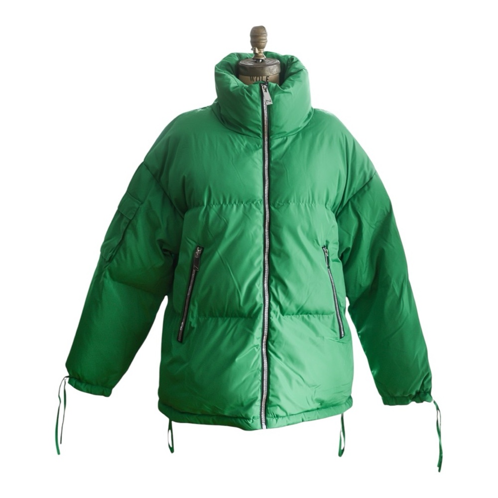 NWTS Noize Neves Puffer Jacket in Sprout Green, Sz Medium